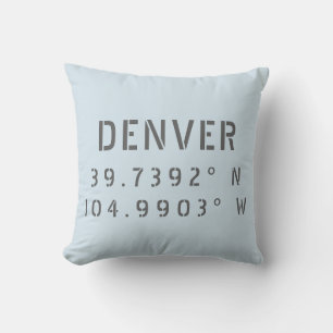 Almofada Denver Latitude Longitude