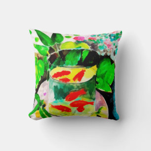 Almofada depois de Henri Matisse, The Goldfish, desenho dig