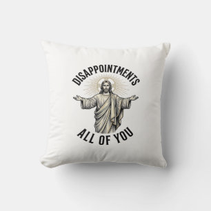 Almofada Desapontamentos Todos Vocês Camisa Religiosa Vinta
