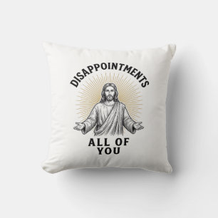 Almofada Desapontamentos Todos Vocês Camisa Religiosa Vinta