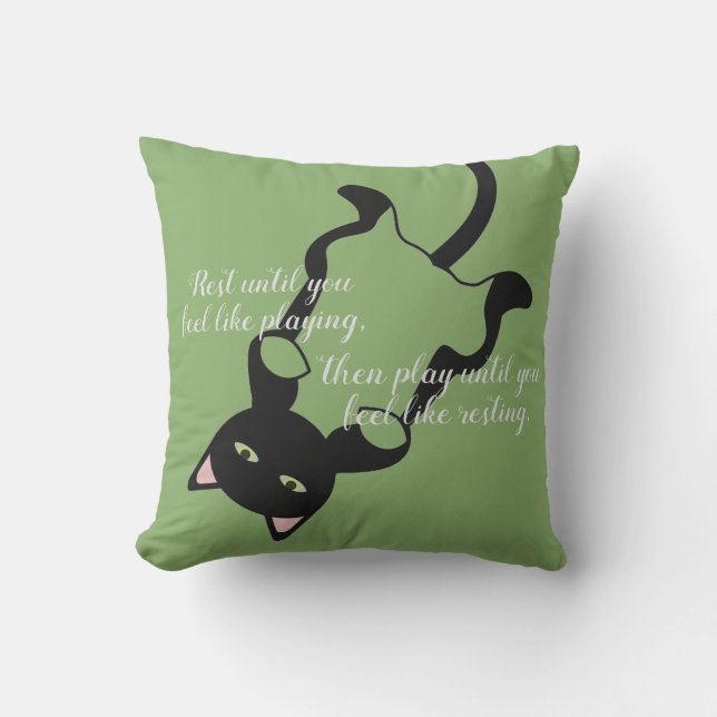 Almofada Descansar Kitten com Cotação (Frente)