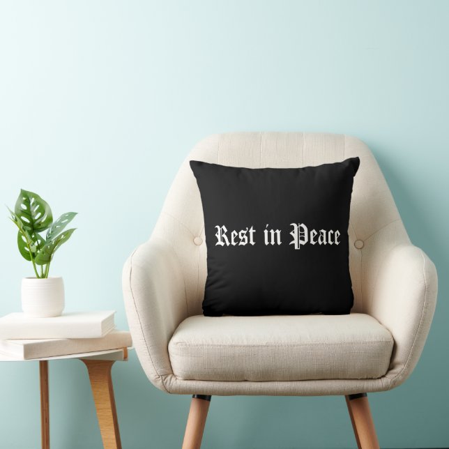 Almofada Descanse em paz (Cadeira)
