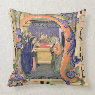 Almofada Descrição da inicial "H" da Senhora 571 f.6r