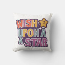 Deseje com um Travesseiro decorativo estrela