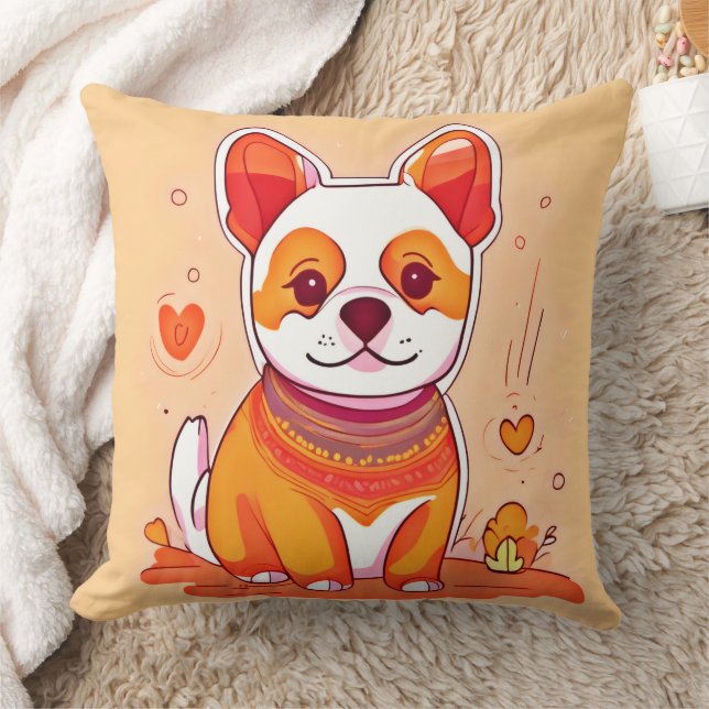 Almofada Desenho Animado Corgi Fofo (Cobertor)