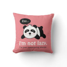 Desenho Animado Divertido de Panda Fofo Dormindo