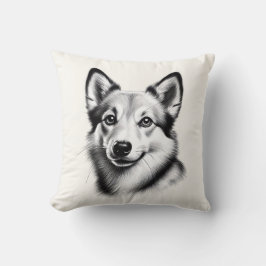 Almofada Desenho de Lundehund Norueguês