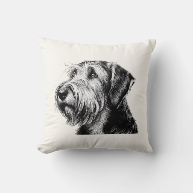 Almofada Desenho de Otterhound (Frente)
