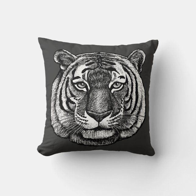 Almofada Desenho do Tigre (Frente)