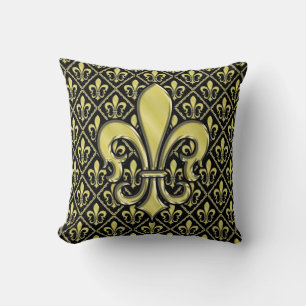 Almofada Desenho Fleur de Lis do Mardi Gras Legal