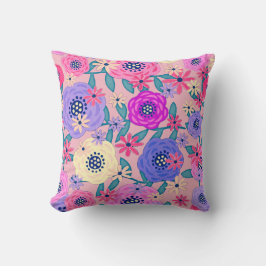 Almofada Desenho Floral Fantasia