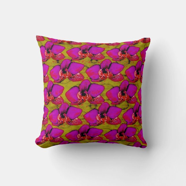 Almofada Desenho Floral Magenta Grooovy (Frente)