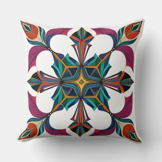 Almofada Desenho Geométrico Abstrato (Frente)