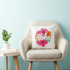 Almofada Desenho Havaiano do Sonho do Hibisco Aloha Havaí F