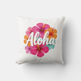 Almofada Desenho Havaiano do Sonho do Hibisco Aloha Havaí F