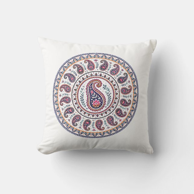 Almofada desenho Paisley (Frente)