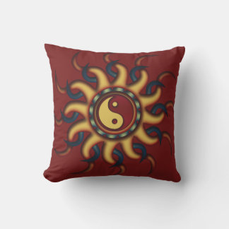 Almofada Desenho Roxo Yin Yang