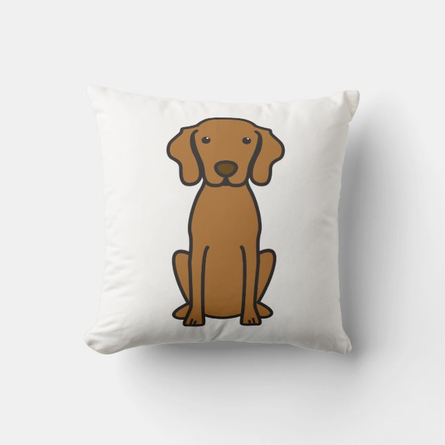 Almofada Desenhos animados do cão de Vizsla (Frente)