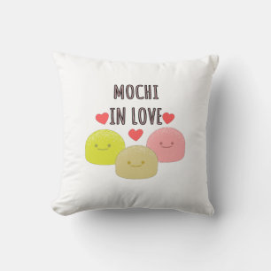 Almofada Desenhos de desenhos animados de Mochi em forma de