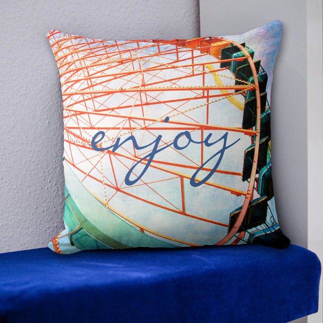 Almofada Desfrute da foto do carnaval do carnaval do cilind (Criador carregado)