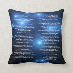 Almofada Desiderata na galáxia de Pleiades