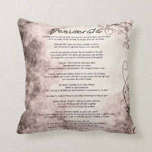 Almofada Desiderata no pergaminho Floral Faux Vintage