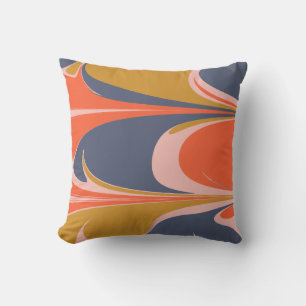 Almofada Design Abstrato Negrito em Colunas do Outono