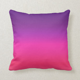 Almofada Design abstrato neon Purple e cor-de-rosa