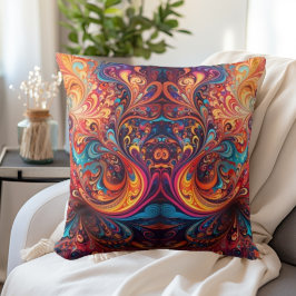 Almofada Design abstrato vibrante