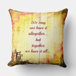 Almofada Design Chic Country Monogramas da Família