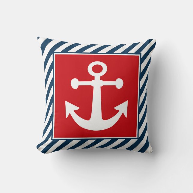 Almofada Design com tema náutico (Frente)