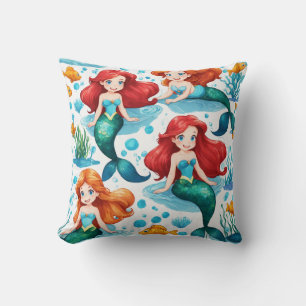 Almofada Design de "A Pequena Sereia" sem rumo, de costas b