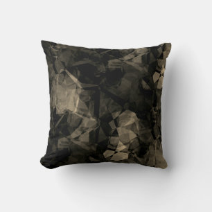 Almofada Design de Abstrato de de preto e bege