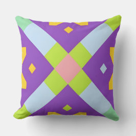 Almofada Design de abstrato geométrico colorido