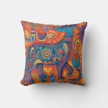 Design de Alebrijes vibrantes no México tradiciona