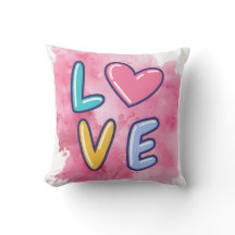 Design de Amor com Fundo Rosa