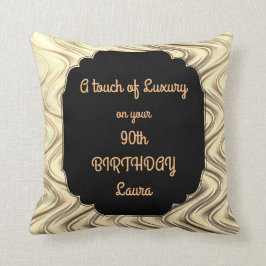 Almofada design de aniversário de 90 de Luxo