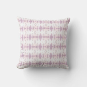 Almofada Design de arte geométrica rosa branca da baunilha