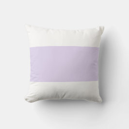 Almofada Design de Barra Lilás Roxo e Branco Macio