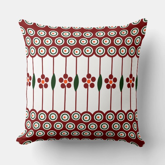 Almofada Design de cerâmica tradicional polonesa (Frente)