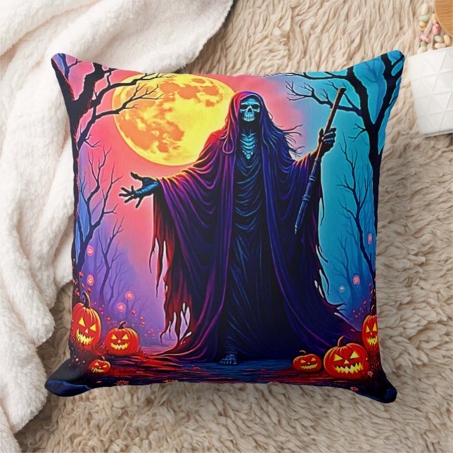 Almofada Design de Chamada da Morte da Lua Spooky (Cobertor)