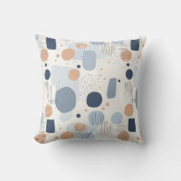 Design de cor azul e Abstrato castanhoFolha