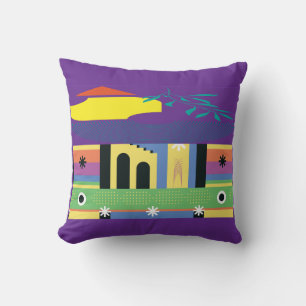 Almofada Design de Decoração e Negrito Maximalista para Art