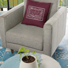 Almofada Design de definição de pai