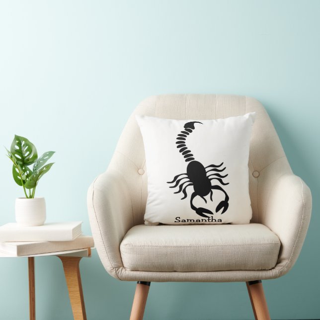 Almofada Design de Escorpião Personalizado (Cadeira)