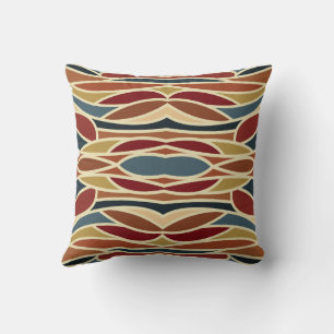 Almofada Design de Estilo de Vidro Colorido Opaques Geométr