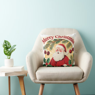 Almofada Design de Férias Feliz Natal