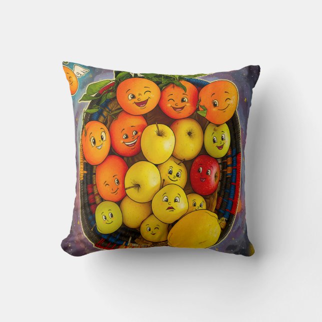 ALMOFADA DESIGN DE FRUTA ENGRAÇADA  (Frente)