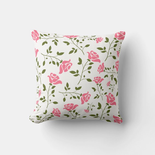 Almofada Design de fundo floral de best-seller (Frente)