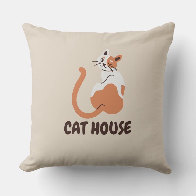 Almofada design de gato cte (Frente)